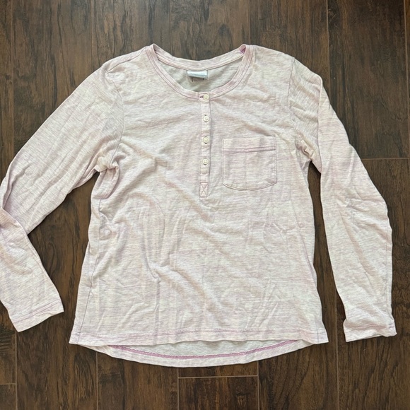 Columbia Tops - Columbia Size Medium Long Sleeve Henley Top
